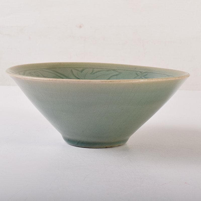 中国　龍泉窯　青磁　果実文碗　鉢　V　R7814