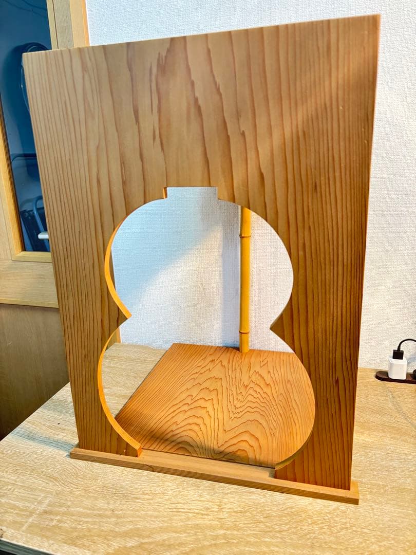 美品 茶道具 淡々斎好 瓢棚 組み立式 元箱