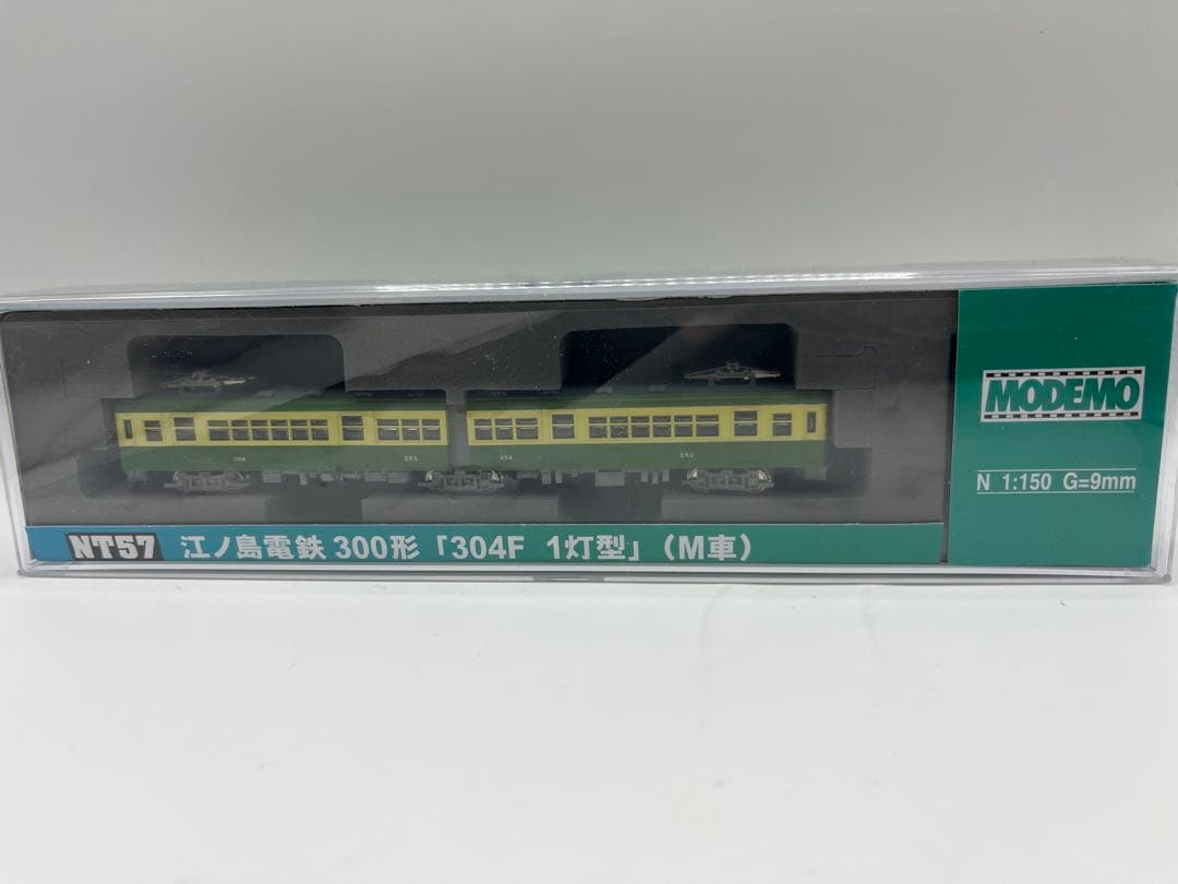 モデモ　NT57 江ノ島電鉄300形　304F 1灯型　M車　江ノ電