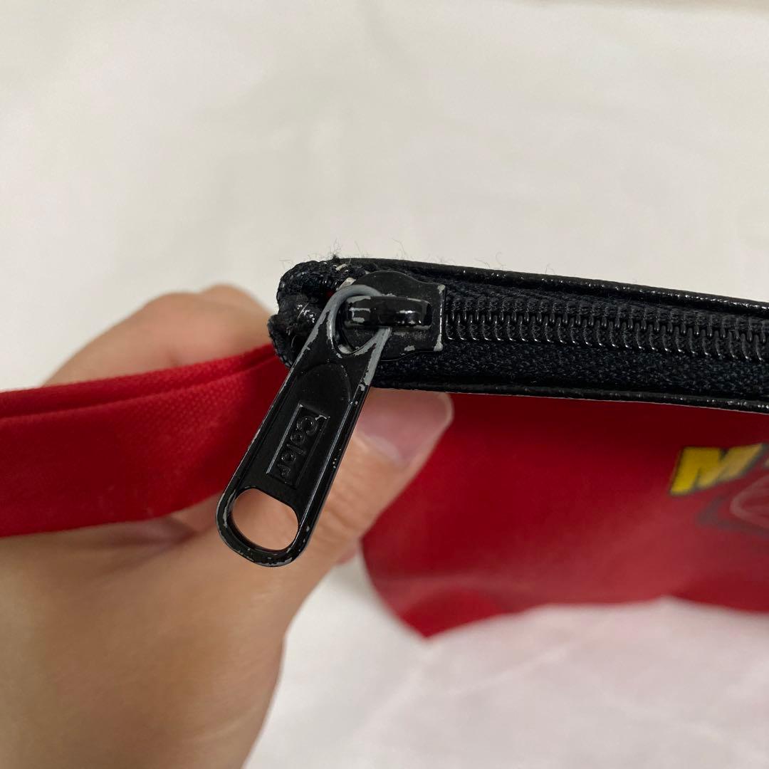 ディズニー　開園当初グッズ　レア　ポーチ　レッド