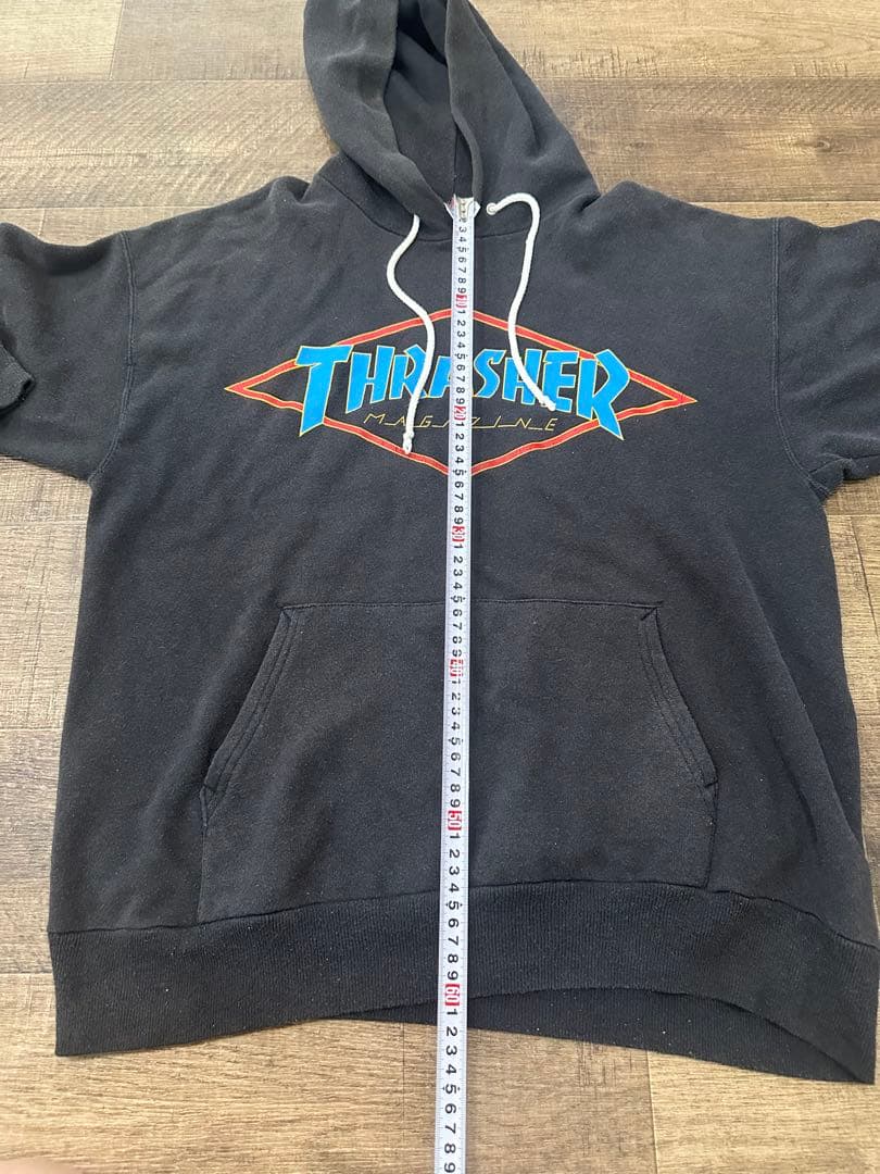 当時物 THRASHER スラッシャー パーカー L 90s ヘインズボディ