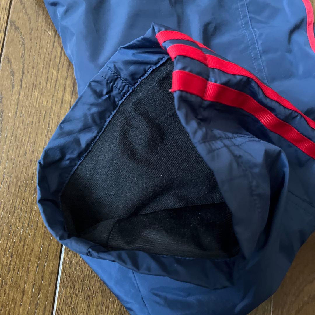 adidas ネイビー/レッド メンズアウター　裏起毛　Oサイズ　上下セット