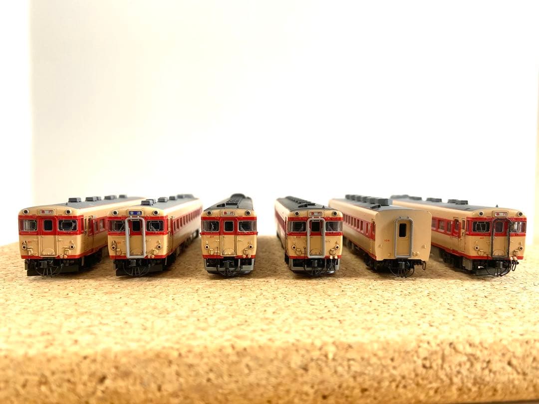 Nゲージ　TOMIX 国鉄 キハ56系急行ディーゼルカー６両ウェザリング加工車両