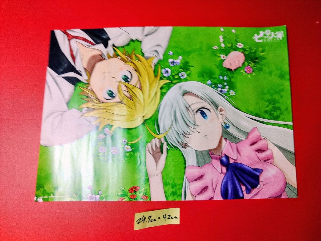 アニメポスター　七つの大罪　瀧川ありさ　直筆サイン　アイドルポスター