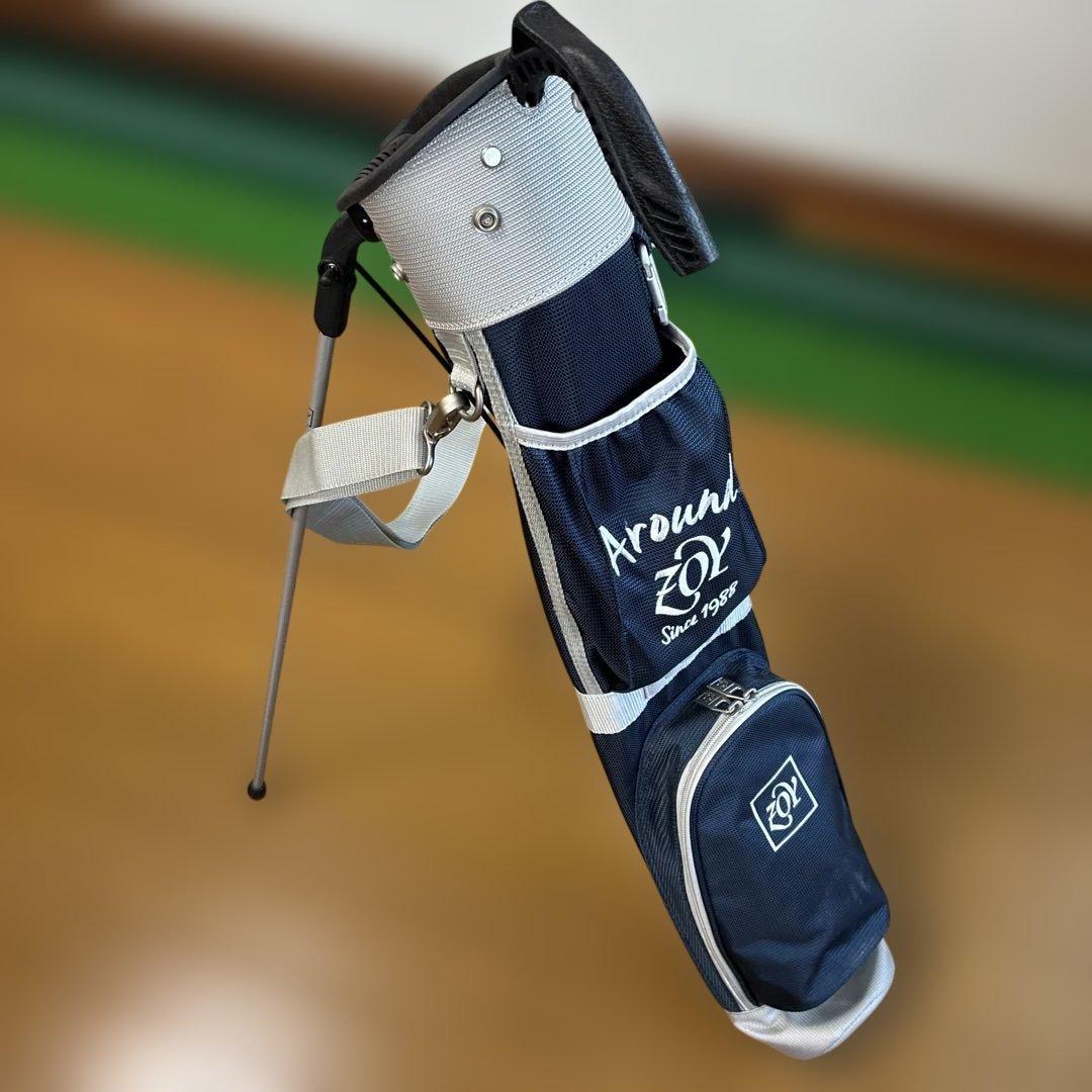 ZOYスタンド式ゴルフバッグ ネイビー