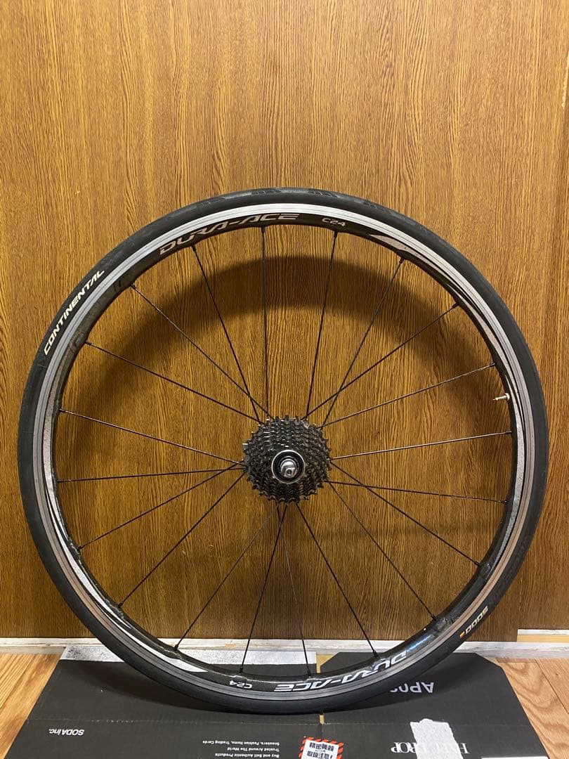 シマノ　デュラエースWH-9000 C24アルミ カーボンラッピングホイール