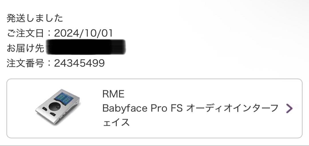【国内正規品】RME Babyface Pro FS