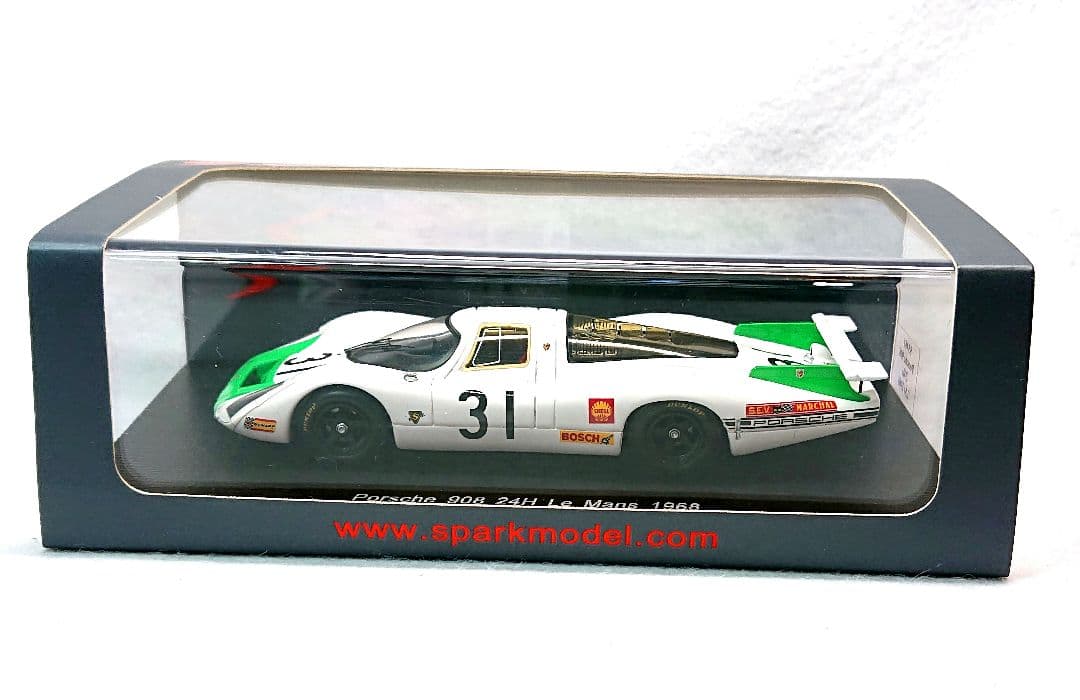 スパーク 1/43 ポルシェ 908 #31 P.P LM1968
