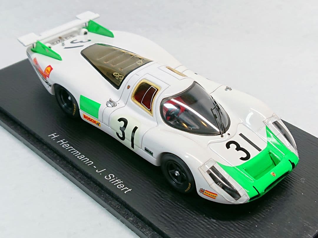 スパーク 1/43 ポルシェ 908 #31 P.P LM1968
