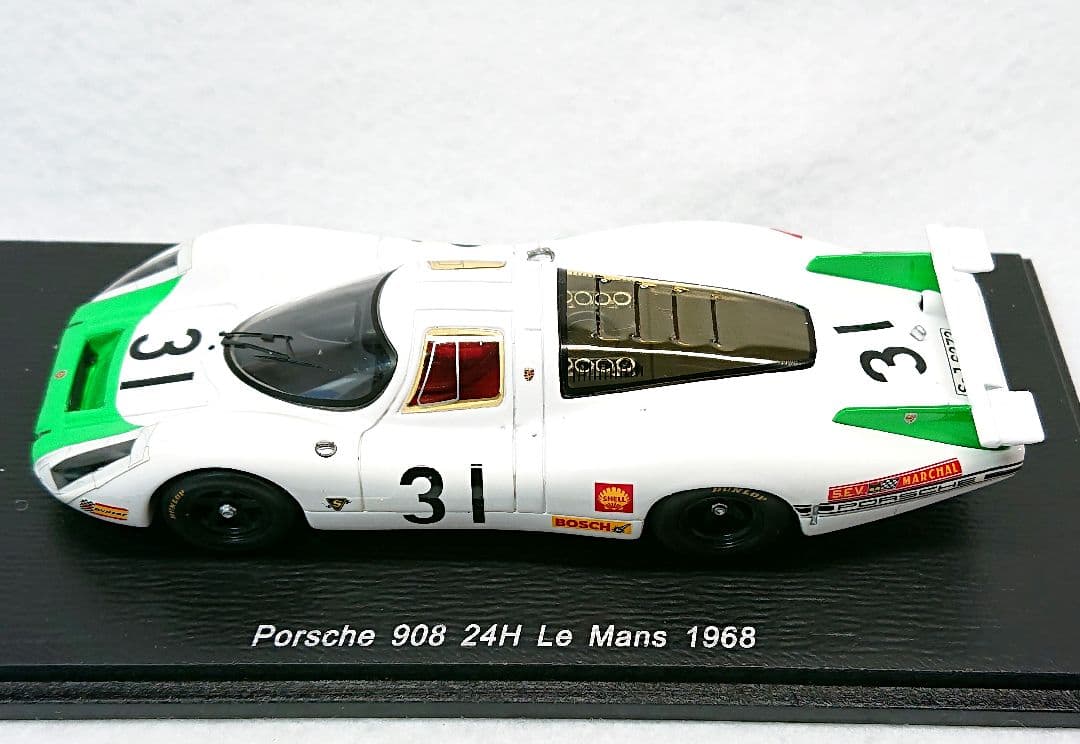 スパーク 1/43 ポルシェ 908 #31 P.P LM1968