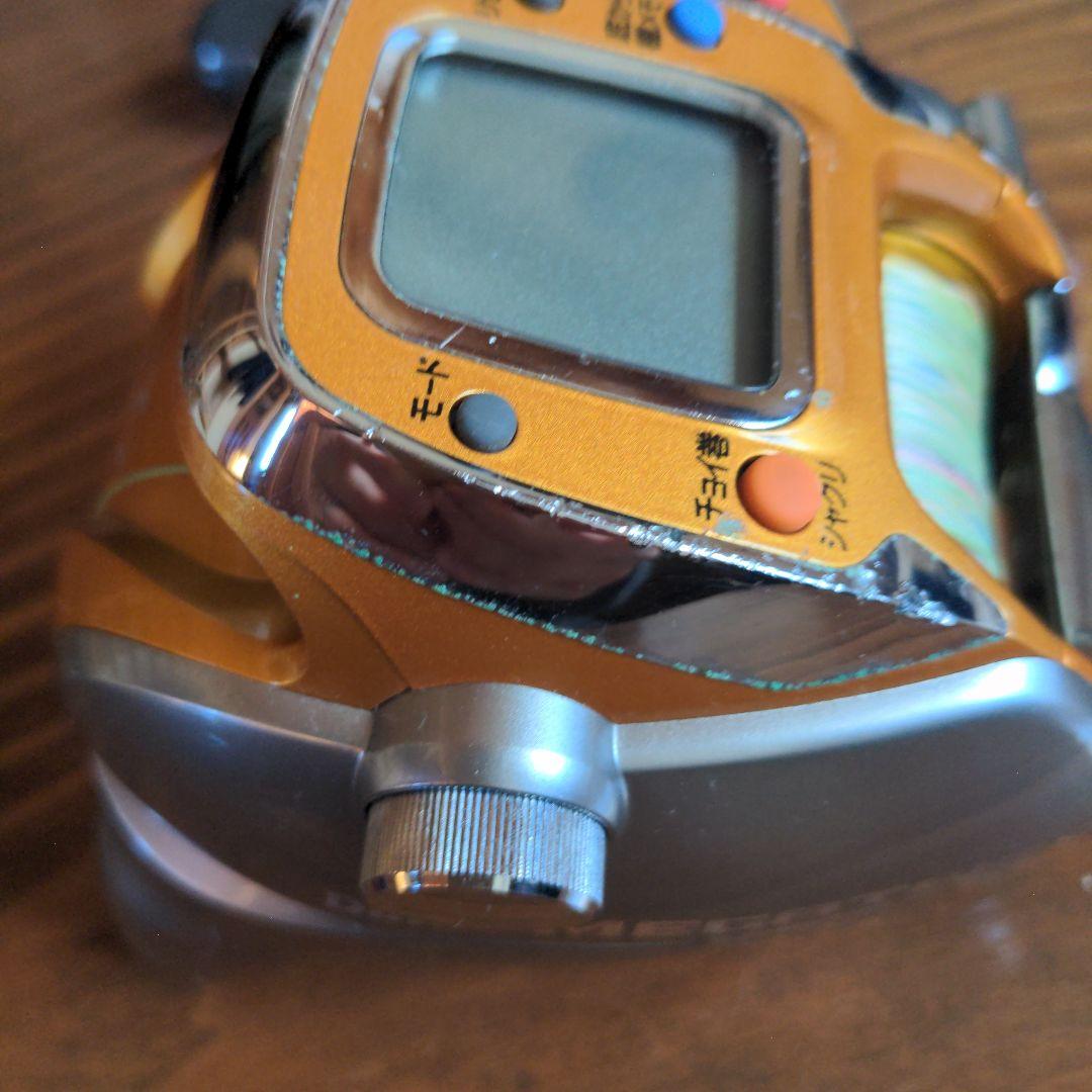 オレンジ 電動リール デジタル表示