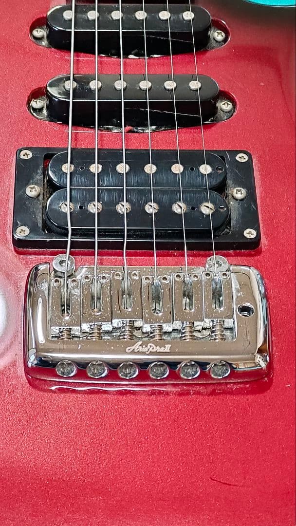 アリアプロ エレキギター レッドグラデーション