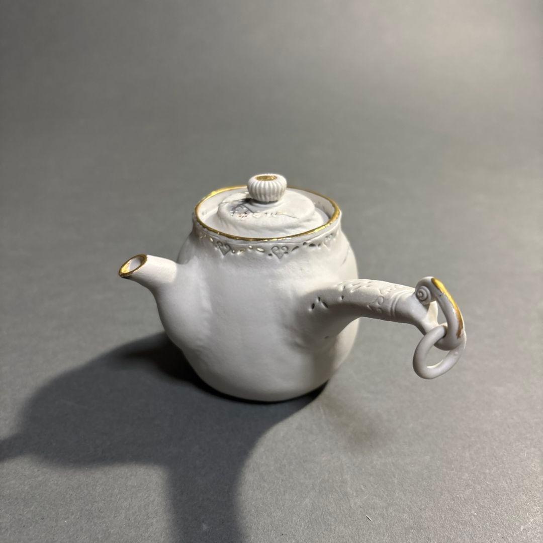 萬古焼　龍昇　横手急須