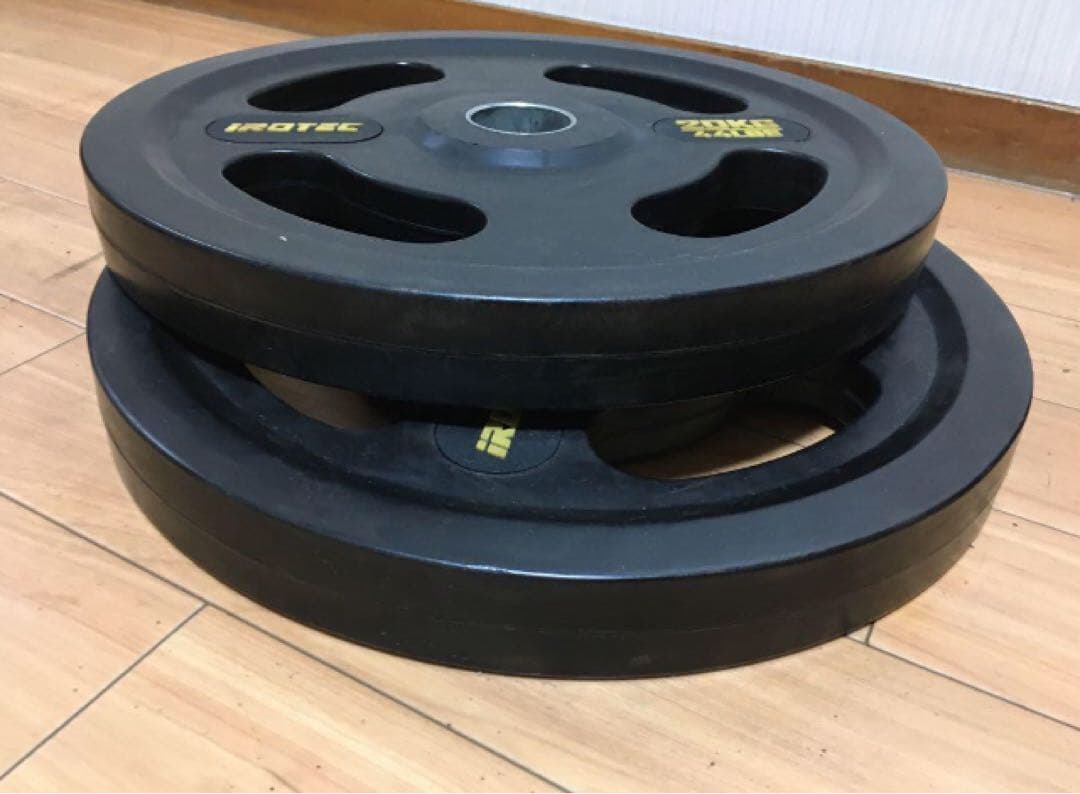 ①アイロテックIROTEC プレート20kg x 1枚穴径50mm(同時購入)