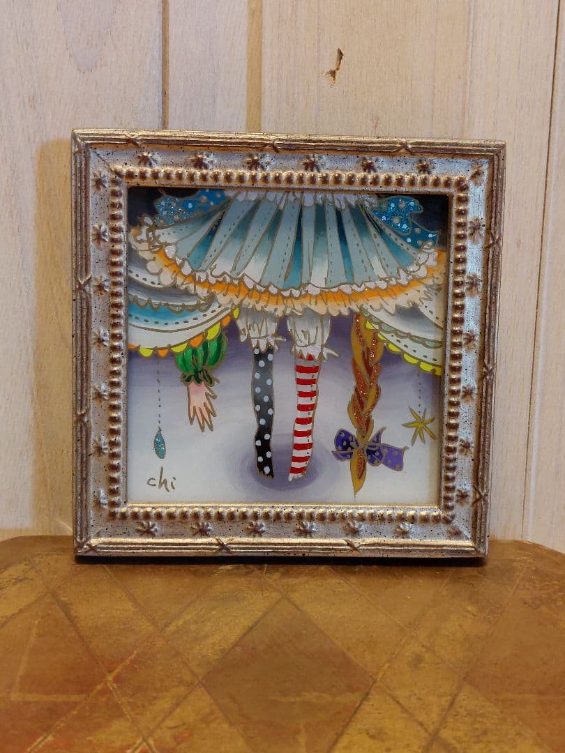 集治千晶さん作品　ガラス絵