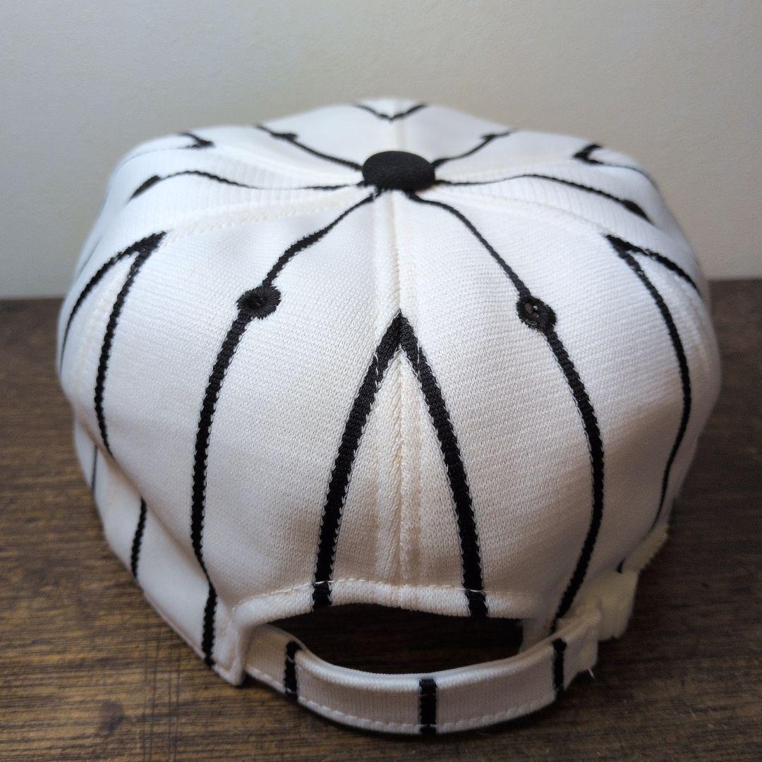 阪神タイガース 縦縞キャップ 昭和レトロ 田口帽子 日本製 Lサイズ