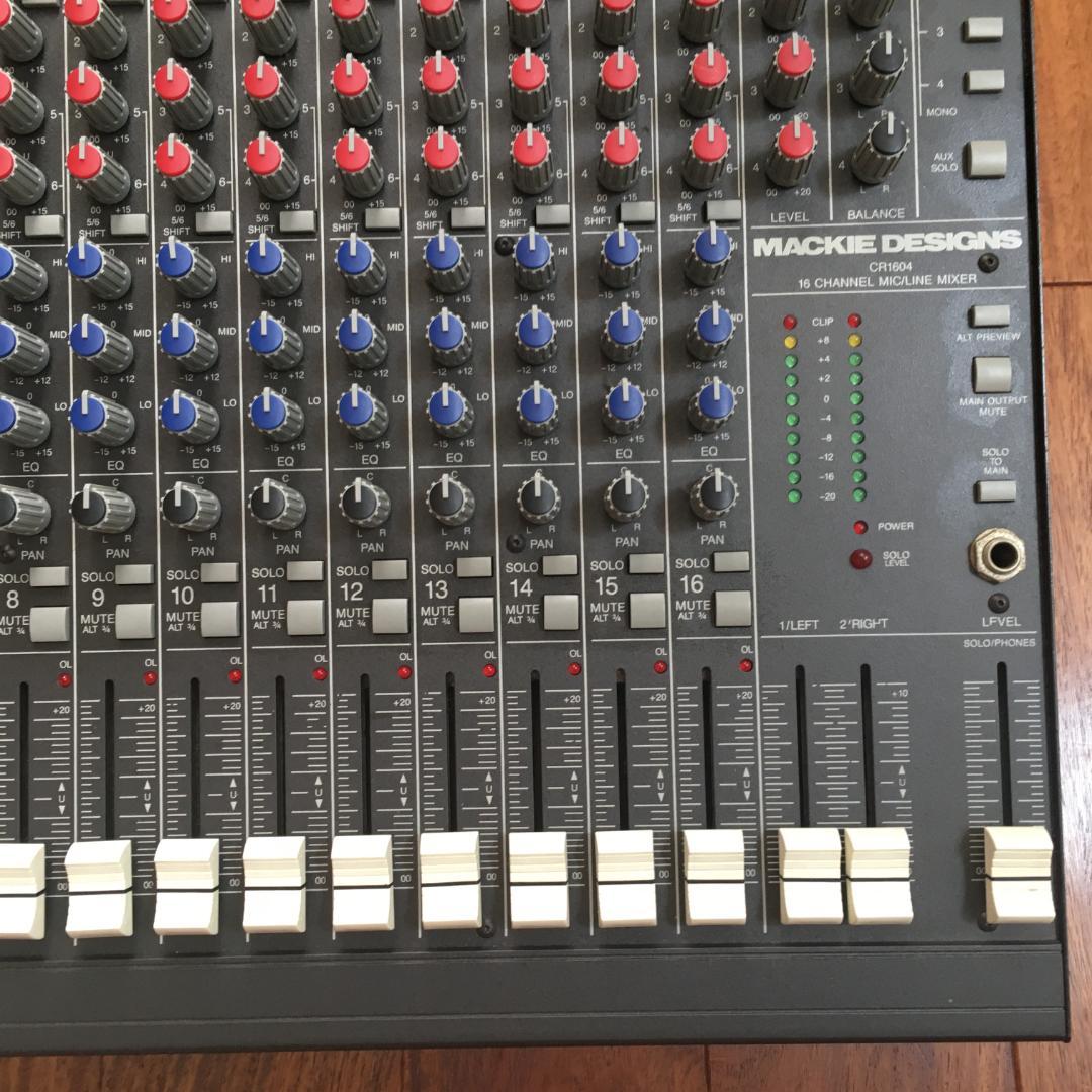 MACKIE CR1604 16チャンネル アナログミキサー ＜美品＞