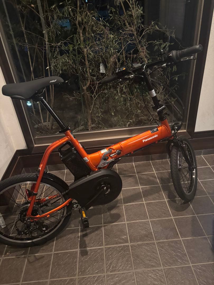 2025年4月購入Panasonic 電動アシスト自転車 シティタイプ オレンジ