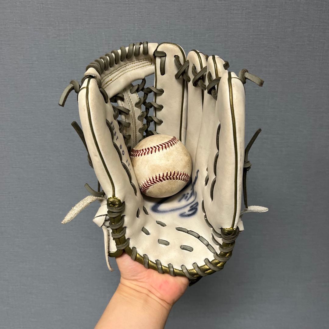 1136 ナイキ ダイヤモンドチッパー 型抜群 極美品 軟式 内野手用グローブ