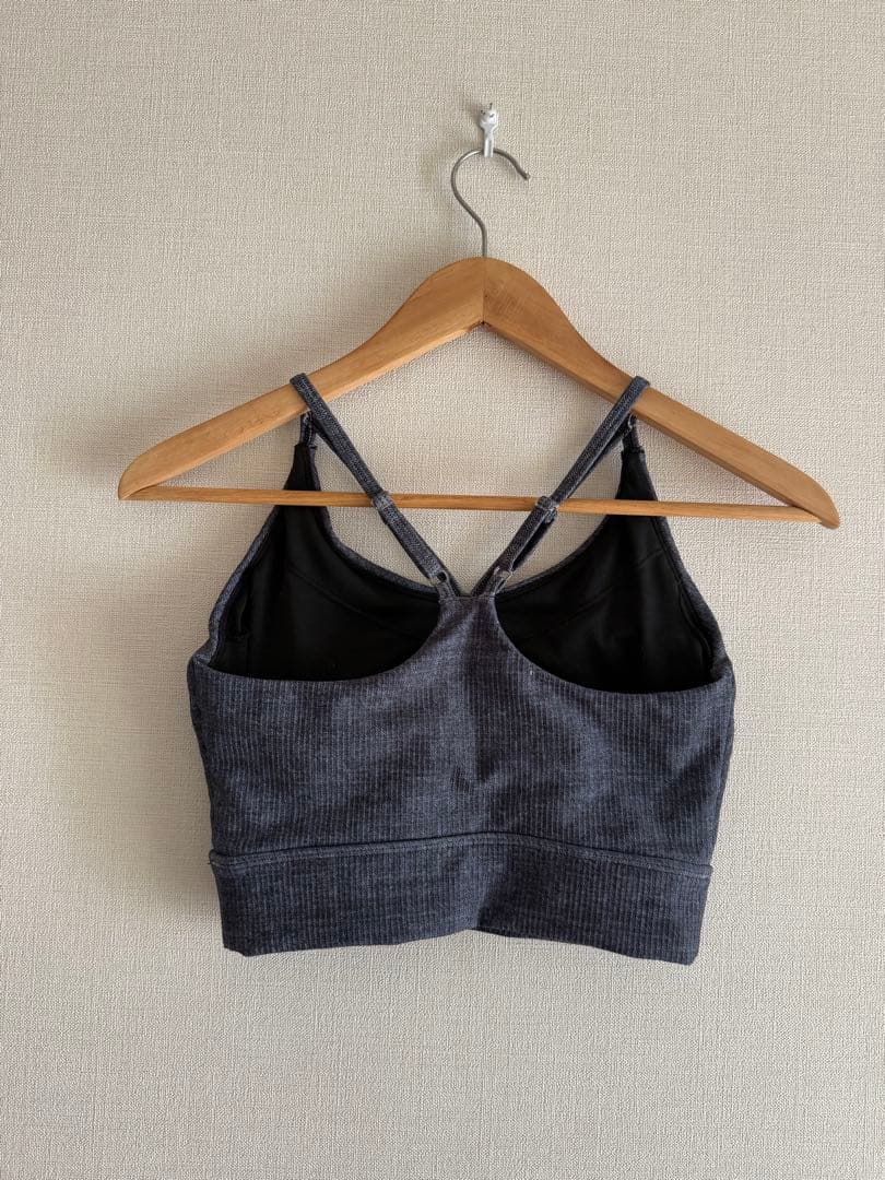 GYDA 水着 フィットネス トップス レギンス ヨガウェアセット BLK M