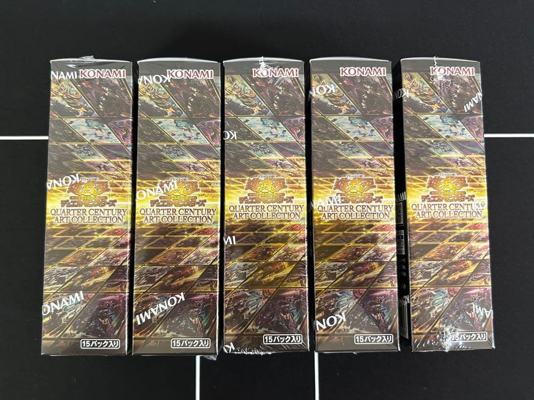 新品未開封 シュリンク付き アーコレ 5BOX 遊戯王 アートコレクション