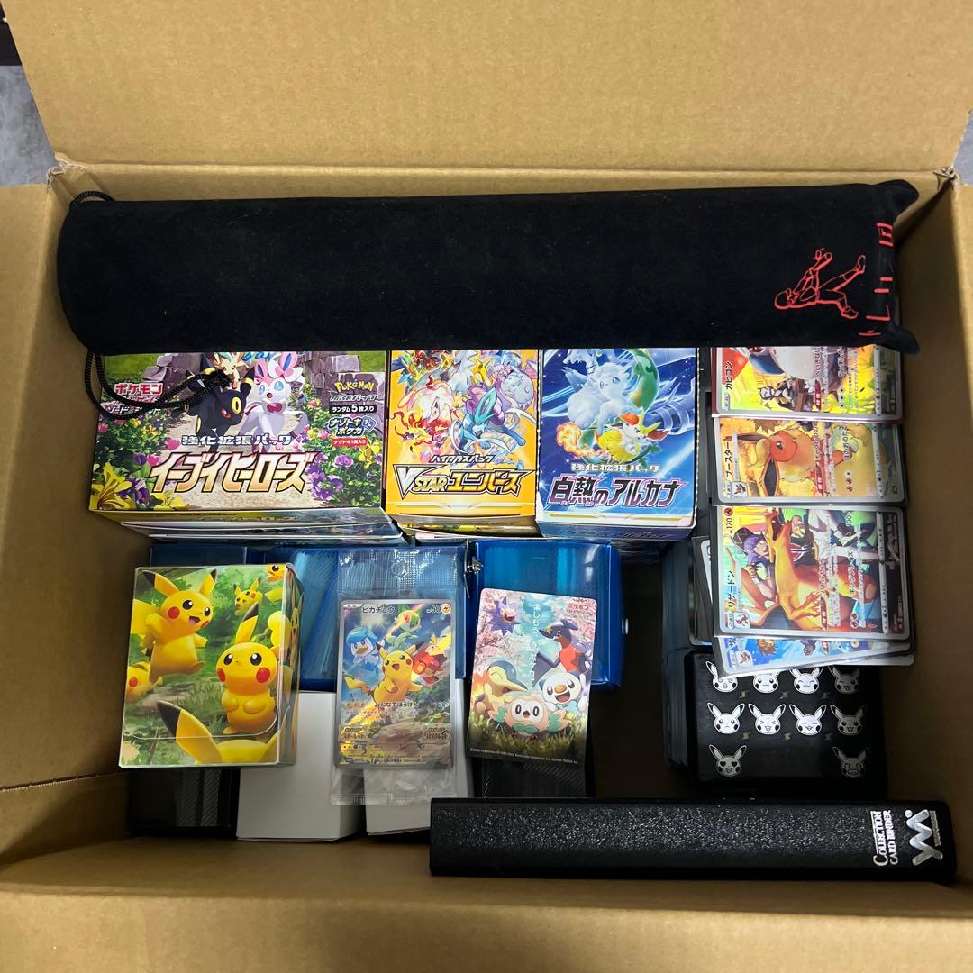 ポケカ引退品 プレイマット、アクリルダメカンなどグッズ付き 値下げ交渉〇