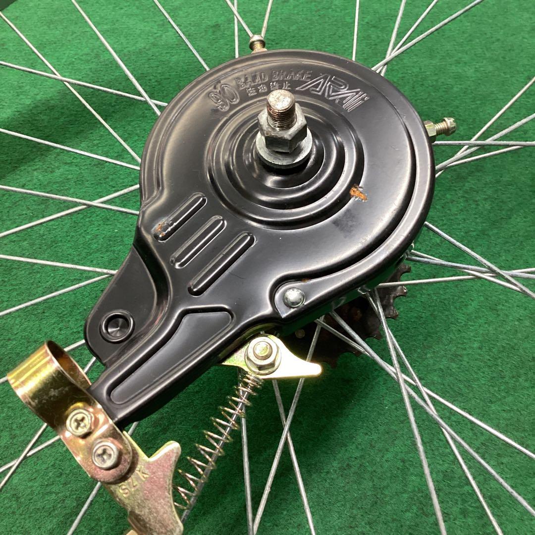 アルミリム　後輪　22x1.75 タイヤ付 外装6段 22インチ　バンドブレーキ