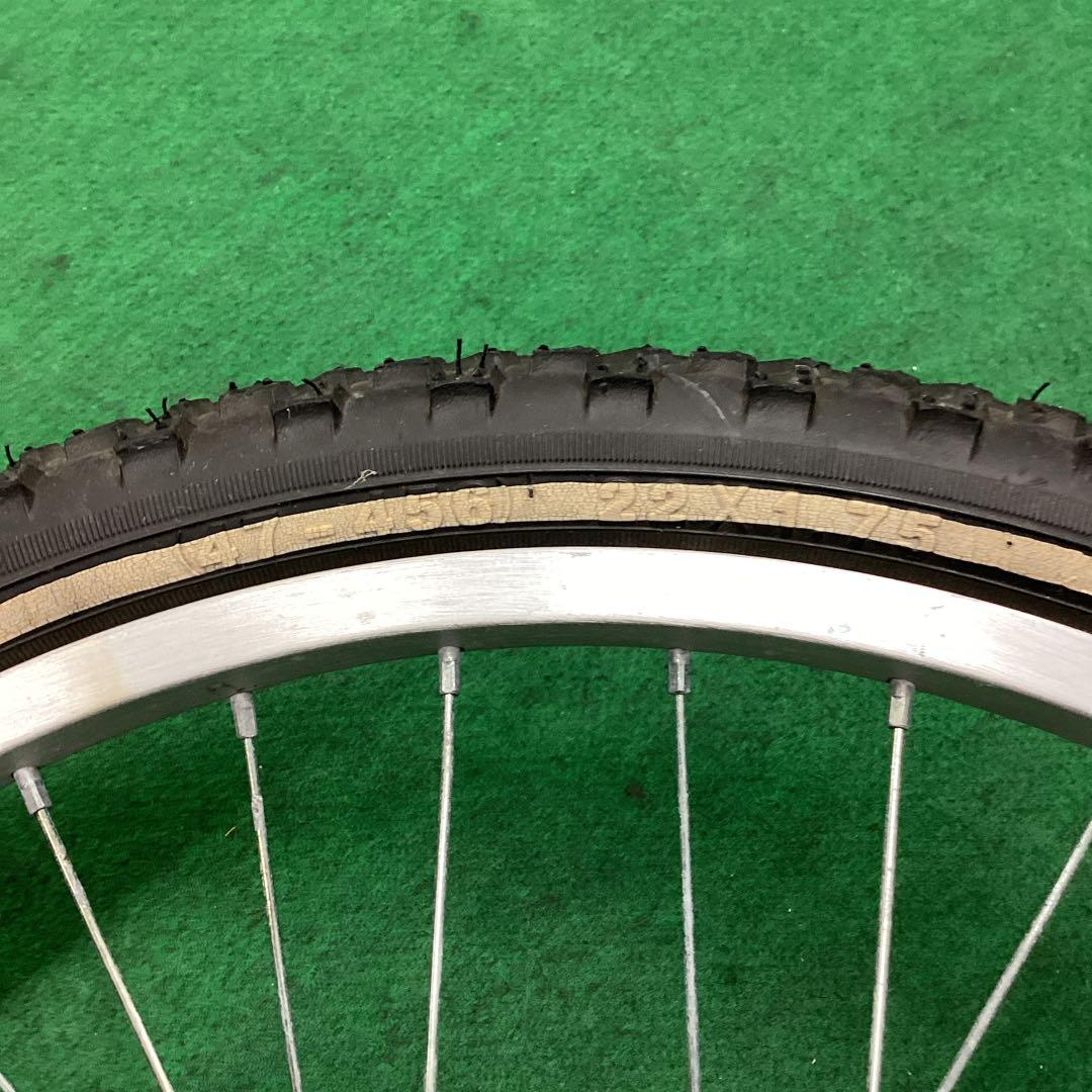 アルミリム　後輪　22x1.75 タイヤ付 外装6段 22インチ　バンドブレーキ