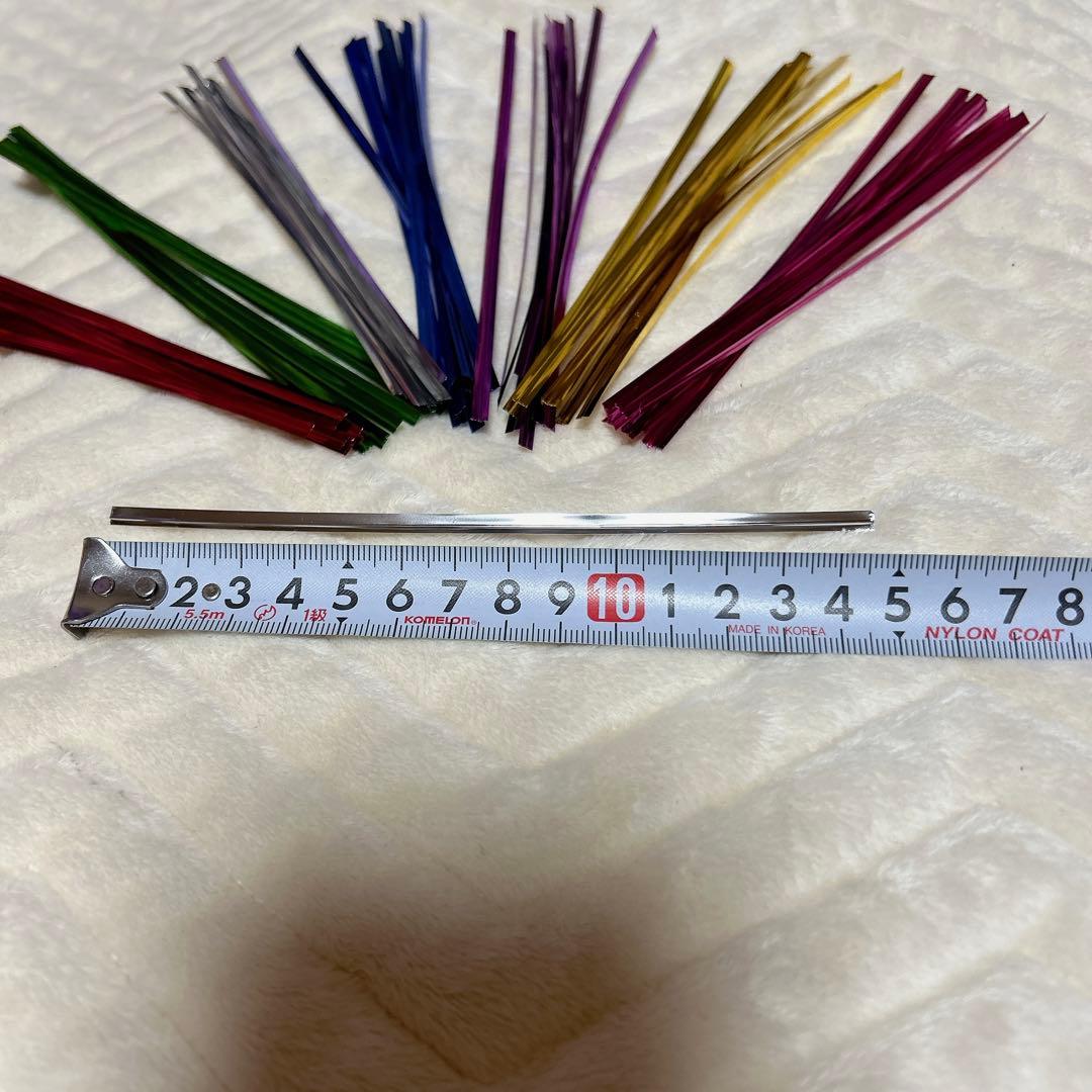 ラッピングタイ モール プレゼント バレンタイン クッキー 小物 梱包 モール