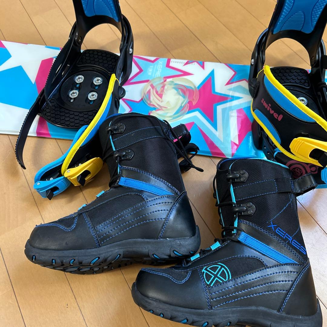 XERES スノーボード ビンディン、ブーツ付き133センチ