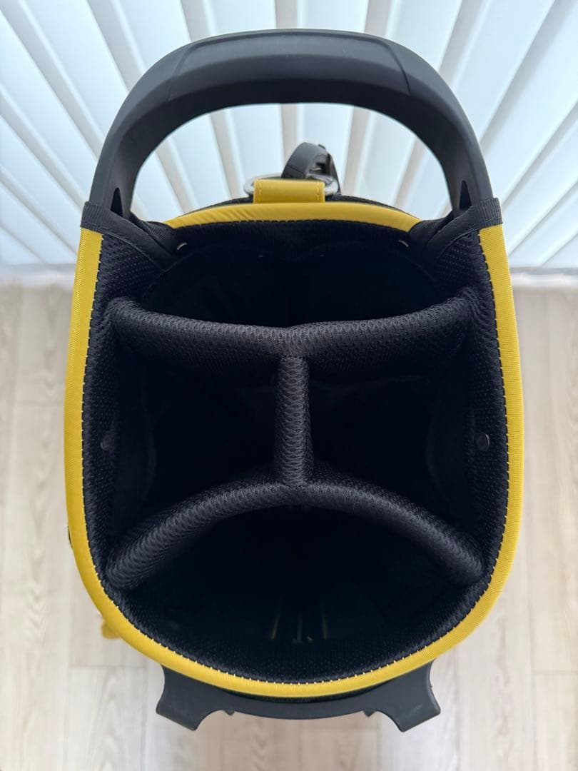 新品未使用　パトリック　キャディバッグ　PATRICK GOLF マスタード