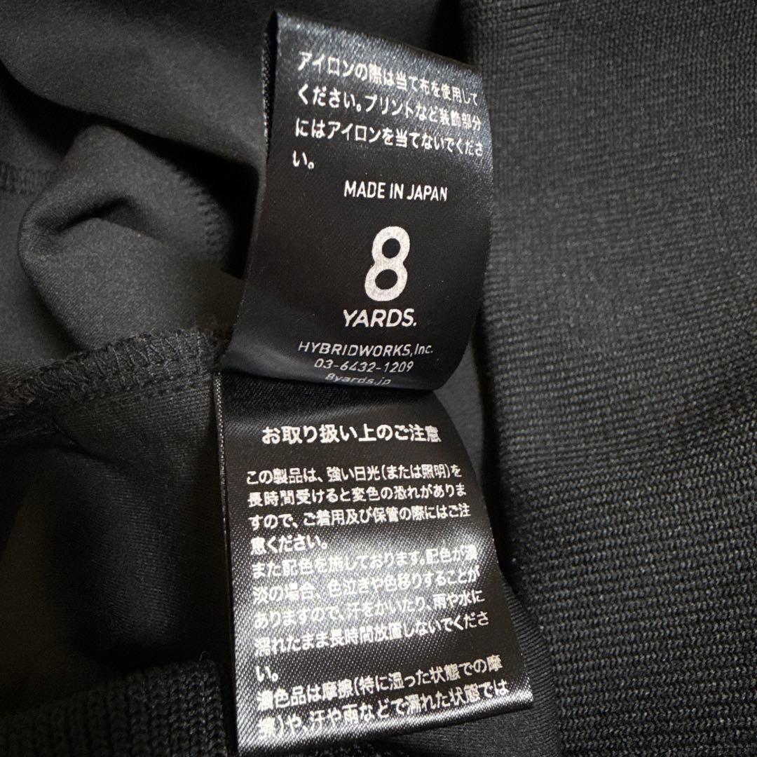 8YARDS ブラック ハイネック トレーナー