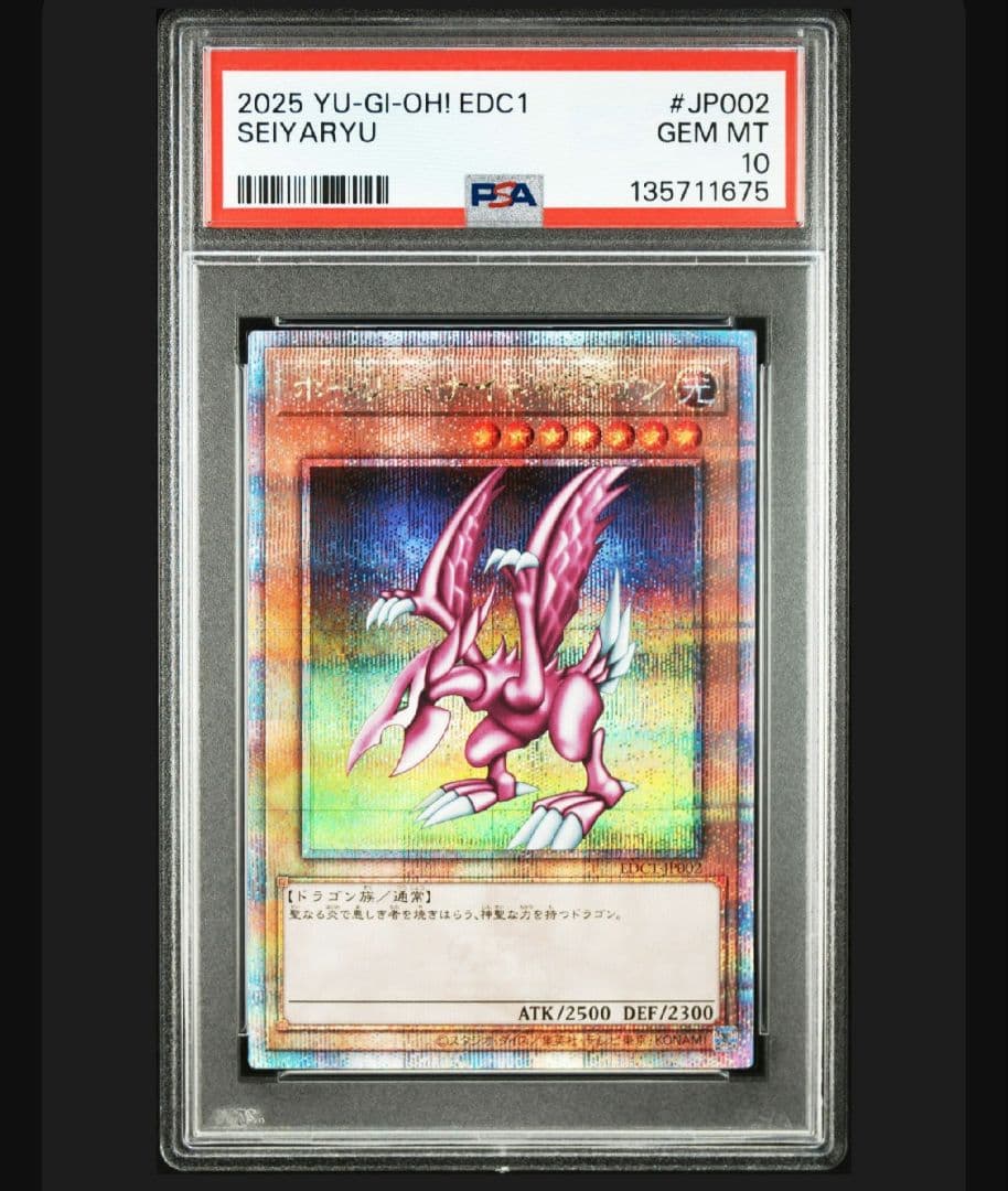 ホーリーナイトドラゴン2025 YU-GI-OH! PSA 10