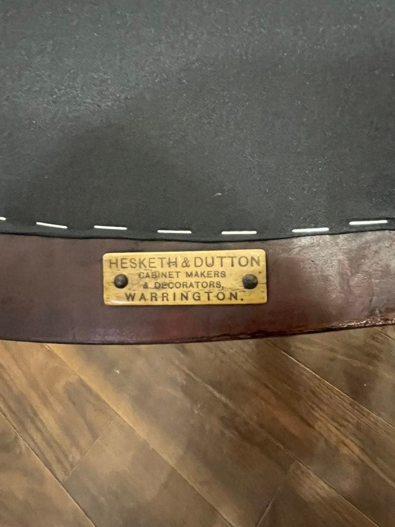 西洋家具 木製椅子 花柄クッション　※1脚での価格①