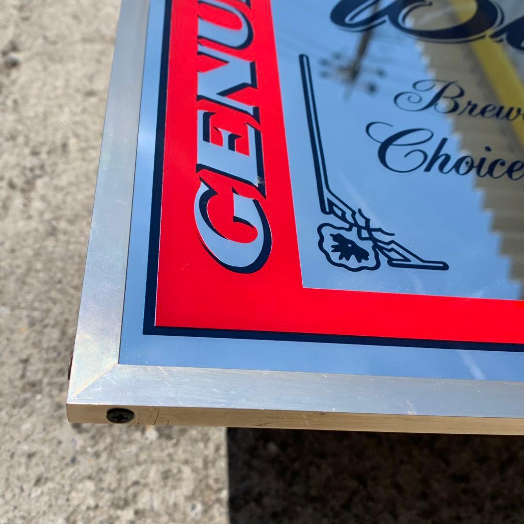 54×46cm　バドワイザー　パブミラー　Budweiser 鏡