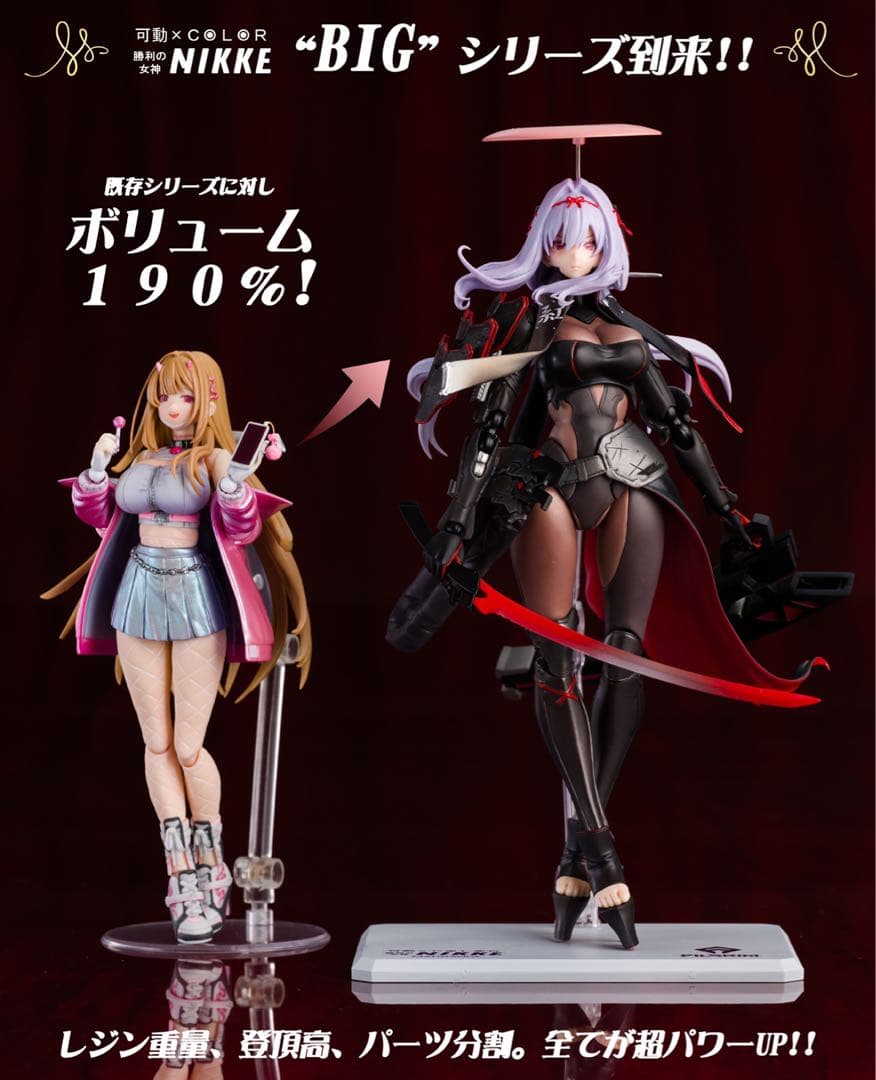 MADHANDS　BIG シリーズ可動カラーレジン　勝利の女神　NIKKE　紅蓮