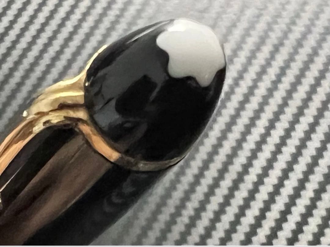 モンブラン 万年筆 美品 146 14C 全金 F 1980年代