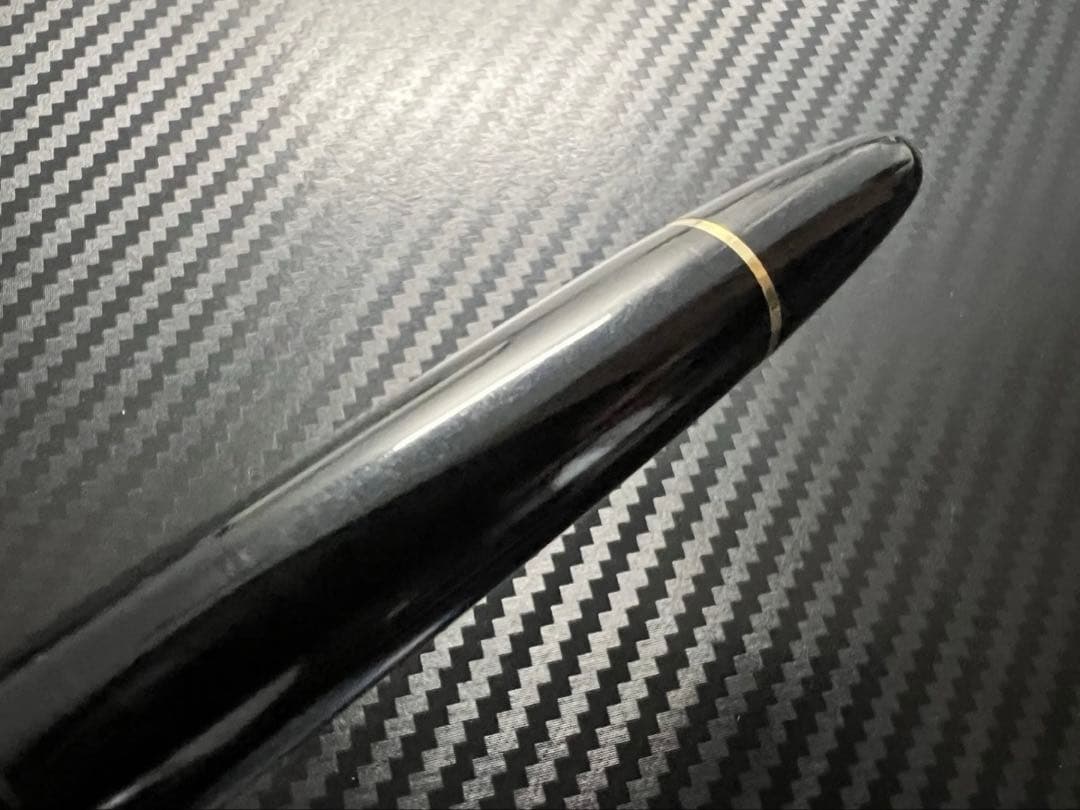 モンブラン 万年筆 美品 146 14C 全金 F 1980年代