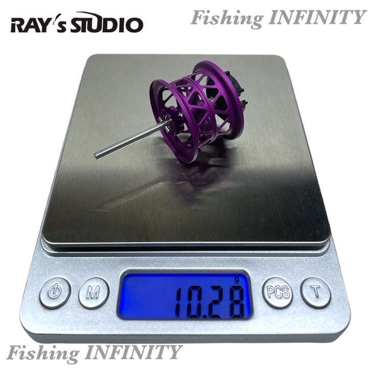 シマノ 20 メタニウム 対応 ベイトフィネス 浅溝 スプール 紫