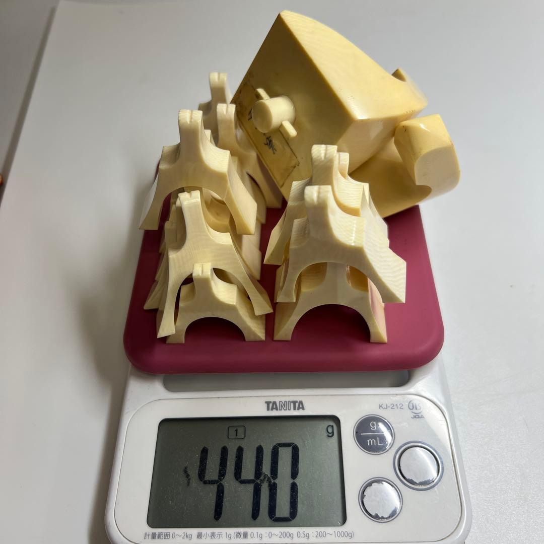 極上最上手　琴柱　共箱　440g 東Y8-0108☆2Fトヒウ