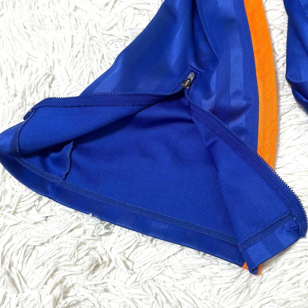 PUMA 日本製 ジャージ セットアップ 90s ブルー×オレンジ O サイズ