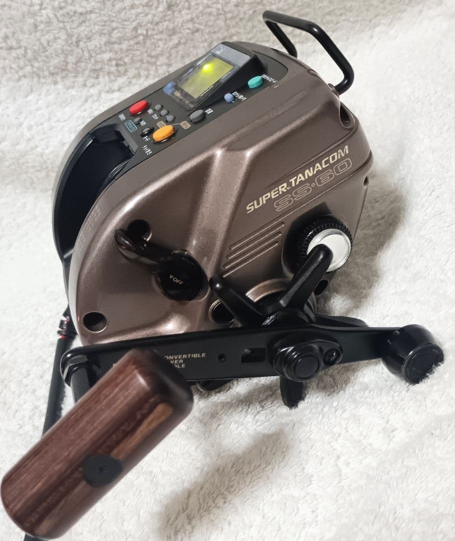 ダイワスーパータナコンSS-60電動リール！新品ライン&電源コード付動作快調