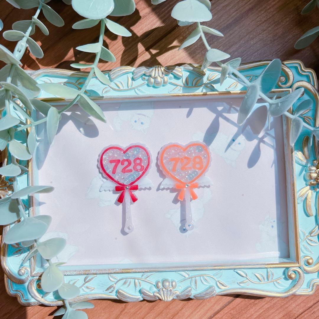 ⭐️オーダーページ⭐️なにわ男子他アイドルうちわ風レジンキーホルダー