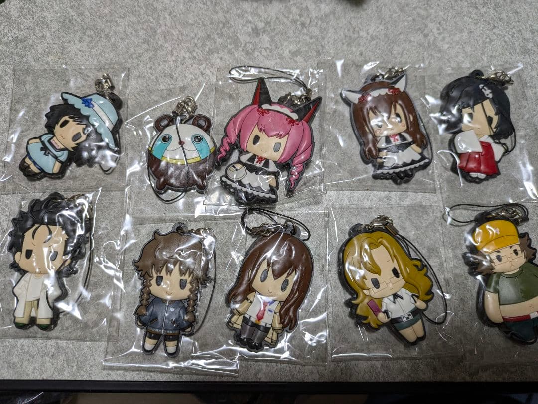 内袋未開封 全10種コンプリート　シュタインズゲート　ラバーストラップ