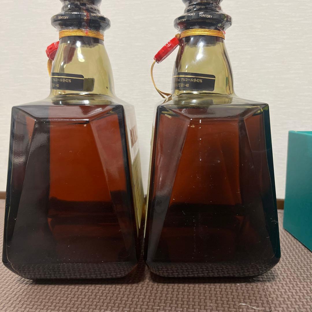 ２本、サントリーウイスキー SR／1000ml／古酒