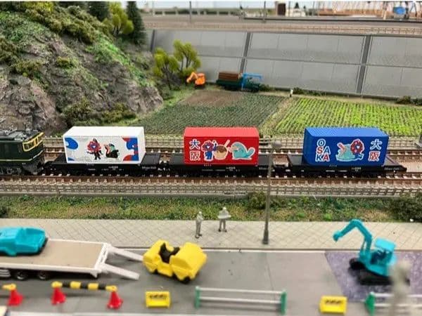 イコちゃん+ミャクミャク TOMIX万博Expoオリジナル貨車 全3両セット