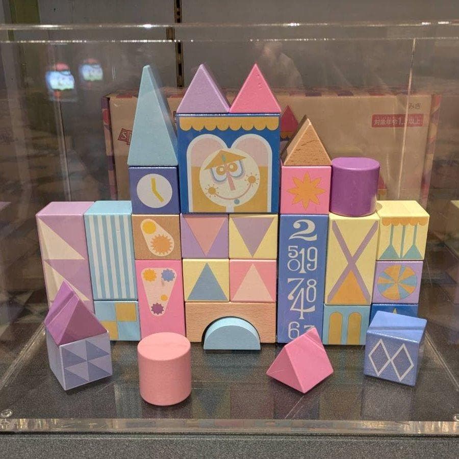 新品 未開封 ディズニー ランド イッツアスモールワールド つみき 積み木