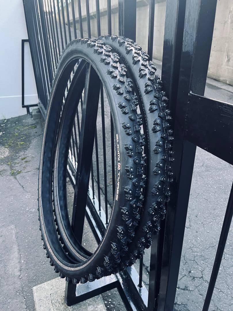 スパイク付き29インチマウンテンバイクタイヤ2本セット