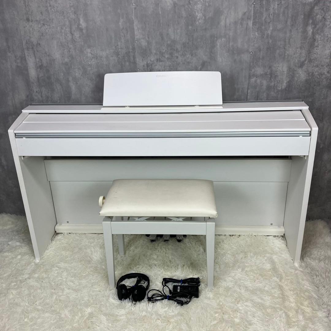 CASIO PX-2000GP ホワイト 電子ピアノ 椅子付き