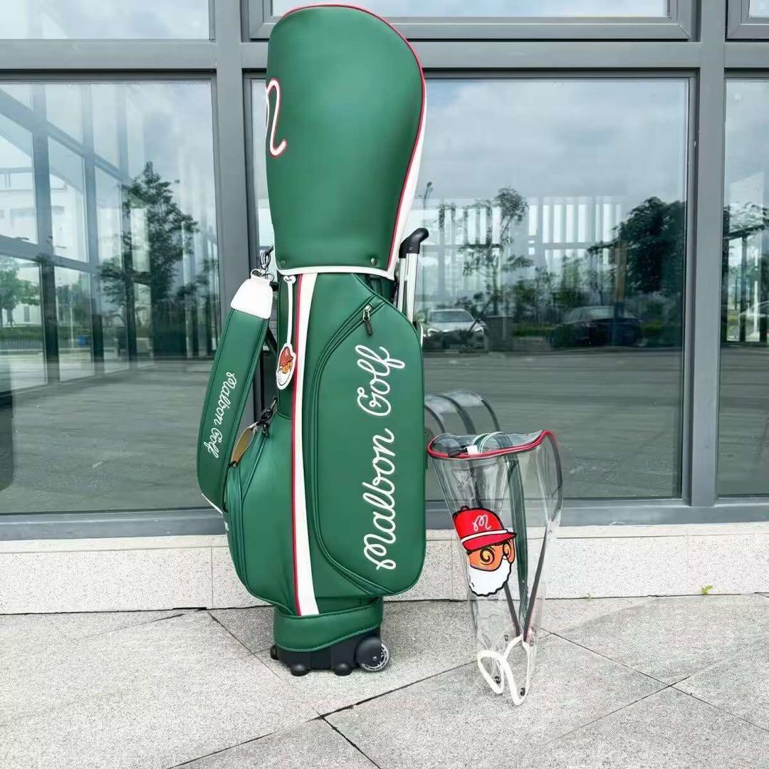 マルボンゴルフバッグ malbon golf キャディバッグ  キャスター型